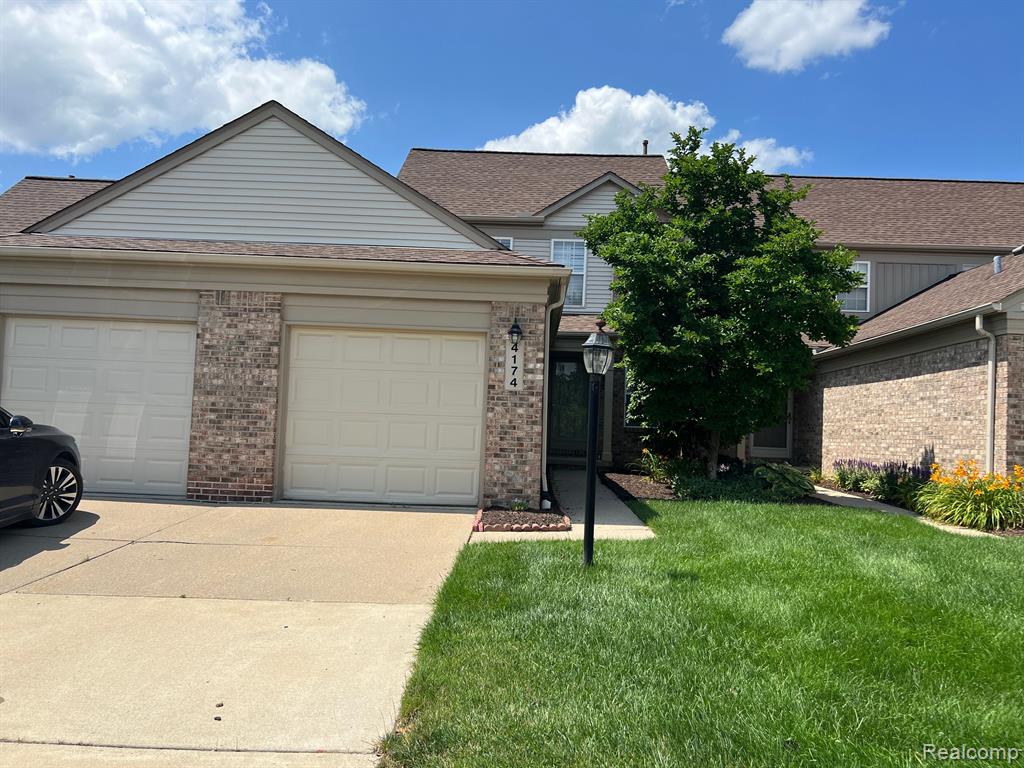 4174 HUNTERS Circle E, Canton, MI 48188 — front exterior