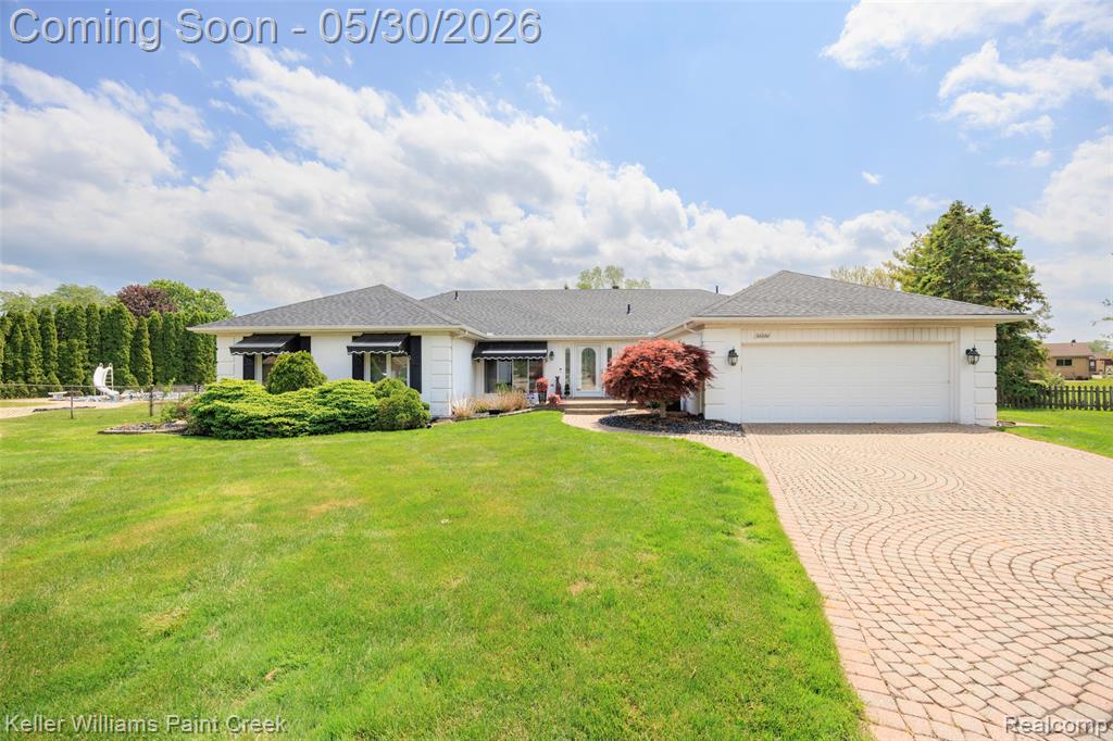 38880 Sahr Court, Clinton Twp, MI 48038 — front exterior