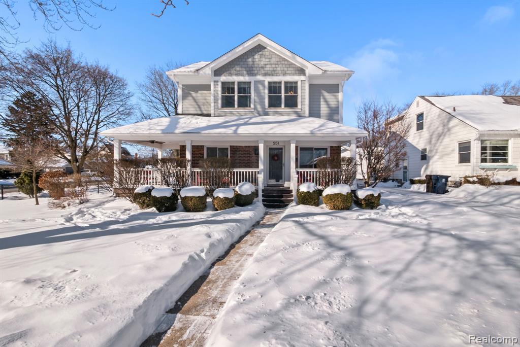 551 Auburn, Plymouth, MI 48170 — front exterior