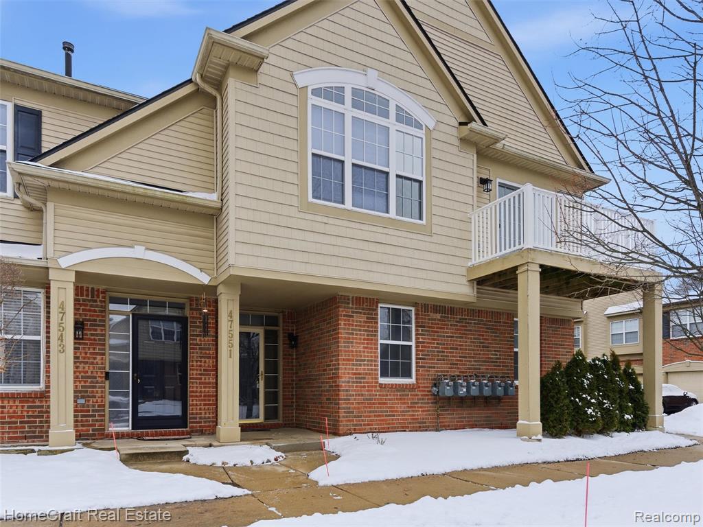 47551 PEMBROKE Drive, Canton, MI 48188 — front exterior