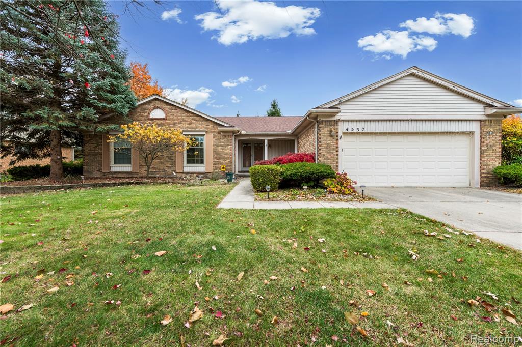 4537 Whisper Way Drive, Troy, MI 48098 — front exterior