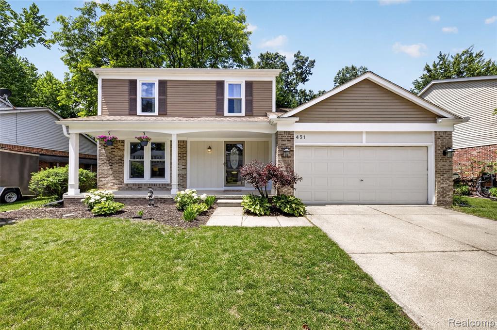 451 Lansdowne Drive, Westland, MI — front exterior