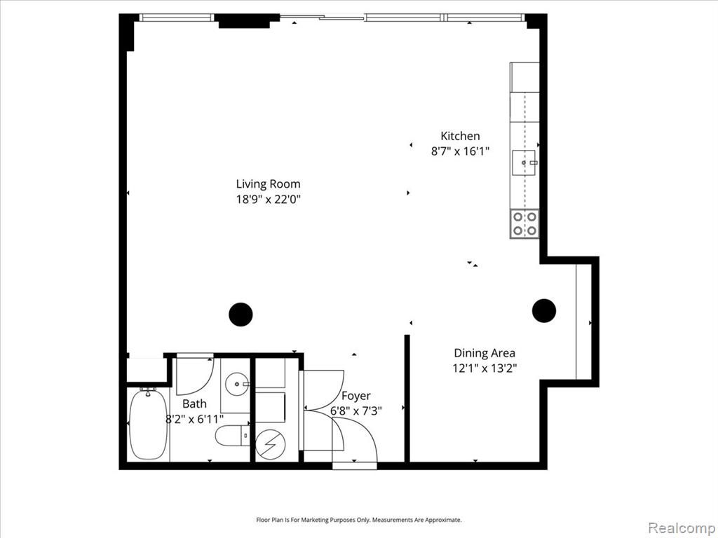 55 W Canfield Street, 306, Detroit, MI 48201 — Photo 17