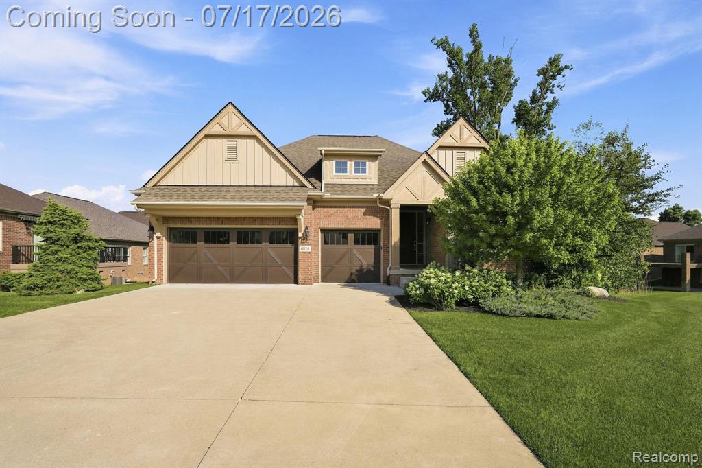 6824 Venturi Drive, Washington, MI — front exterior
