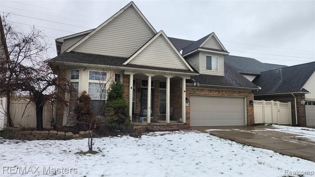 24879 Emily Drive, Brownstown, MI 48183 — front exterior