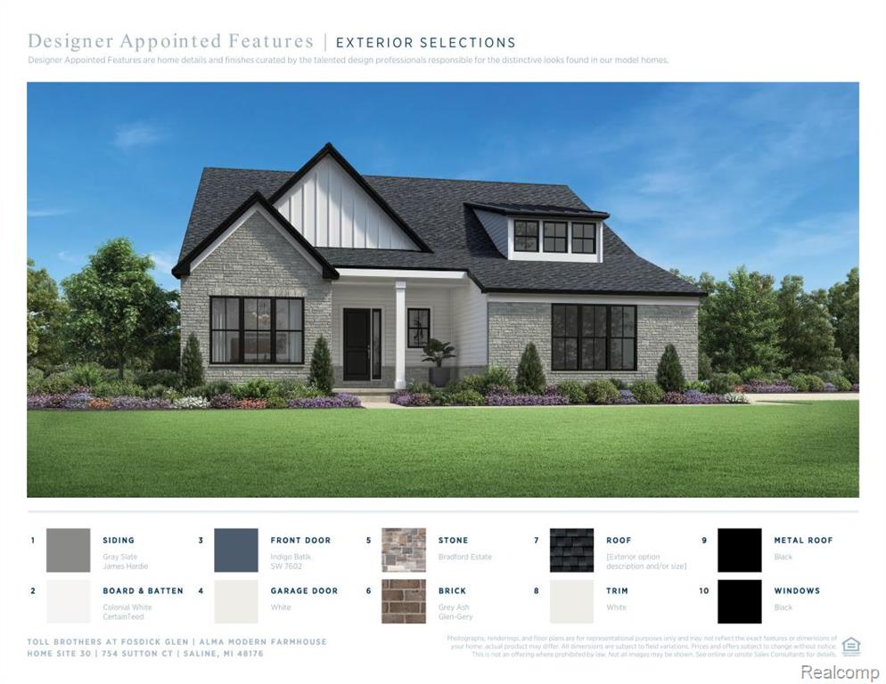 754 Sutton Court, Saline, MI 48176 — front exterior