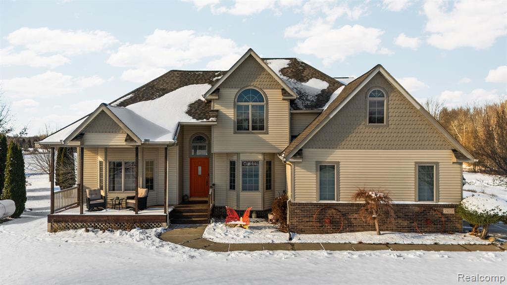 7473 N Gregory Road, Fowlerville, MI 48836 — front exterior