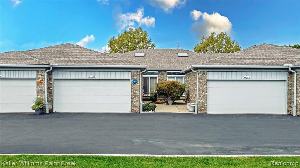 48619 Sugarbush Court, Shelby Twp, MI 48315 — front exterior