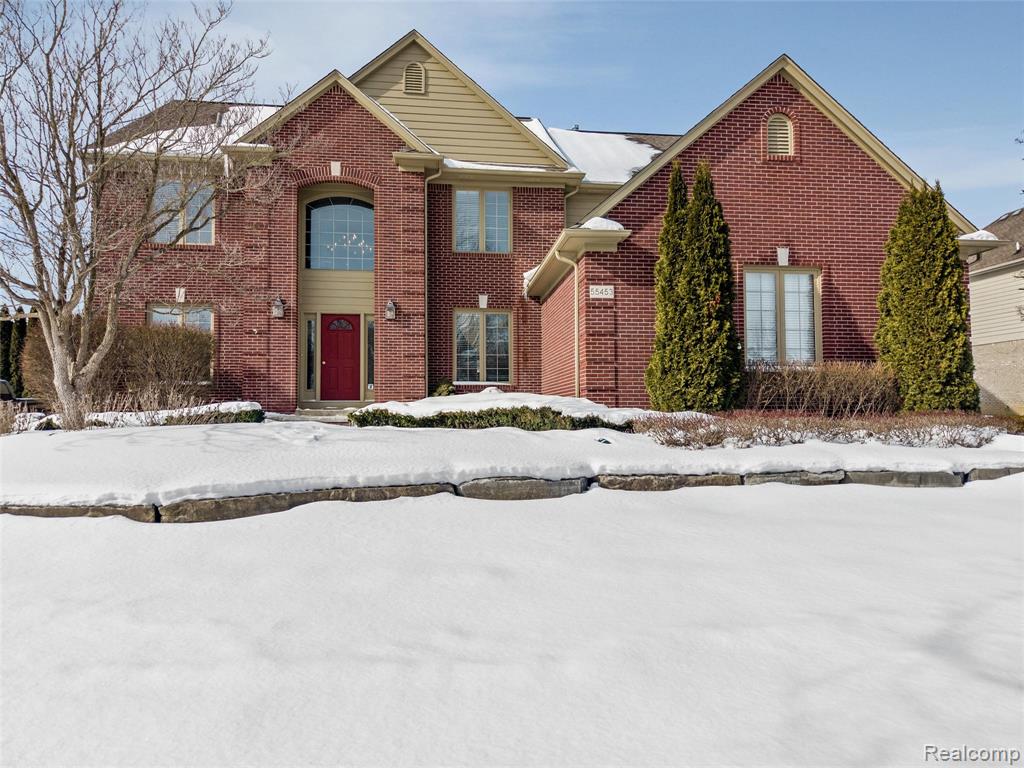 55453 Macintosh Court, Shelby Twp, MI 48316 — front exterior