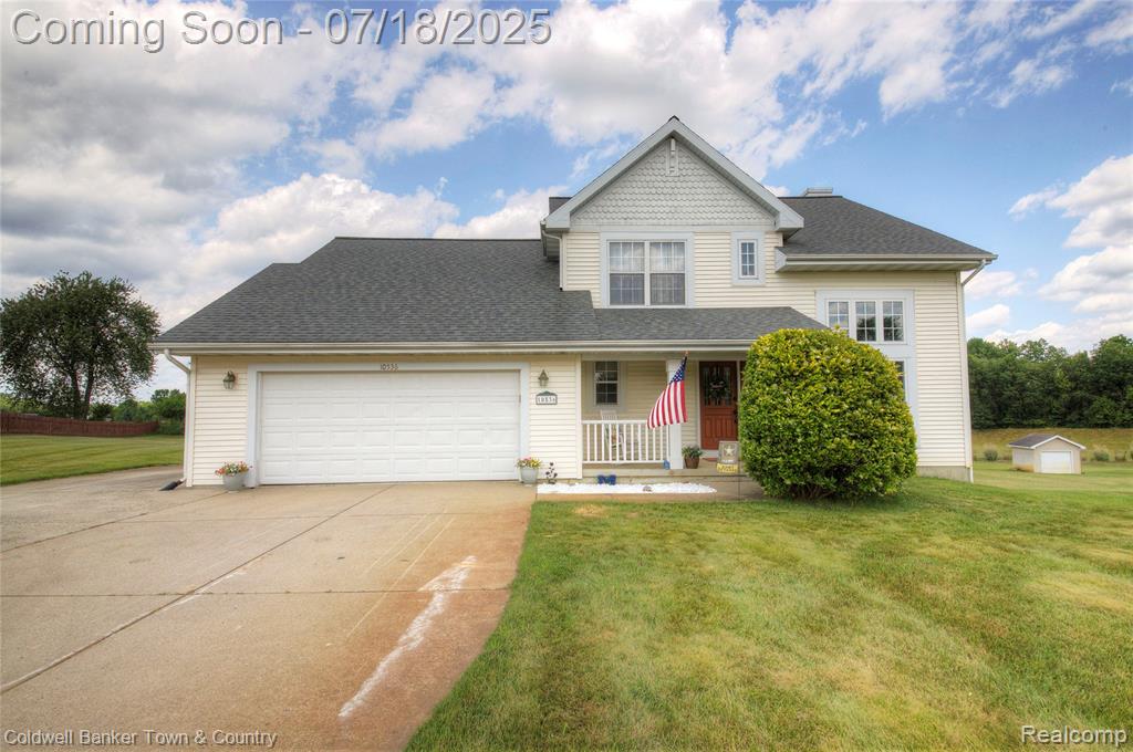 10536 Keane Drive, Grass Lake, MI 49240 — front exterior