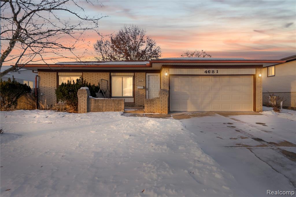 4681 Dickson Drive, Sterling Heights, MI 48310 — front exterior