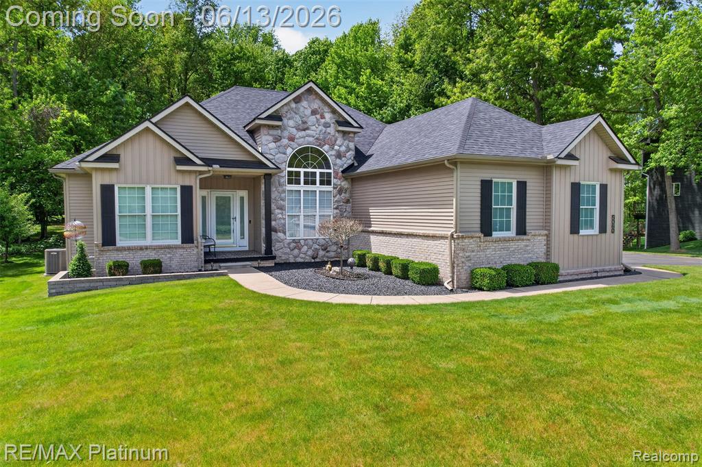 5060 Yax Pointe Drive, Howell, MI 48843 — front exterior