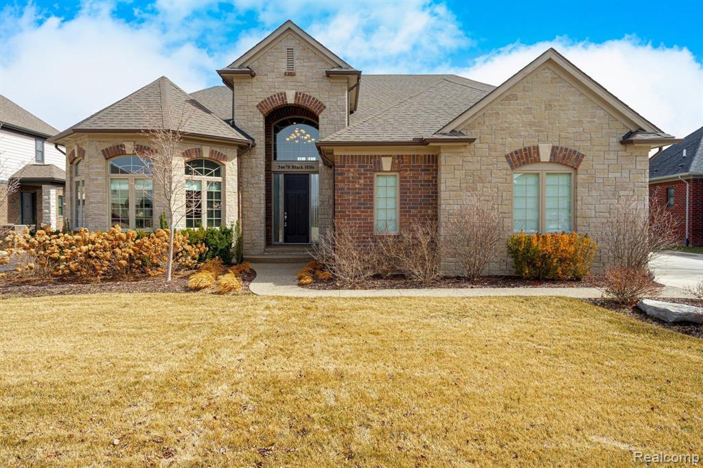 54678 BLACK HILLS Lane, Utica, MI 48316 — front exterior