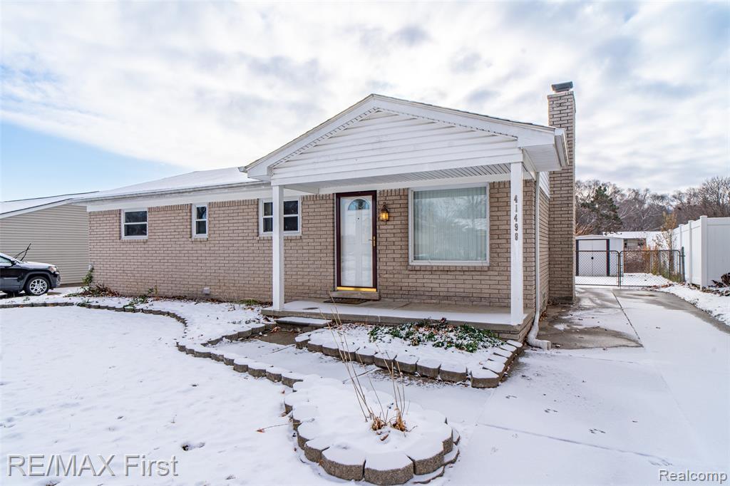 41498 Harvard Drive, Sterling Heights, MI 48313 — front exterior