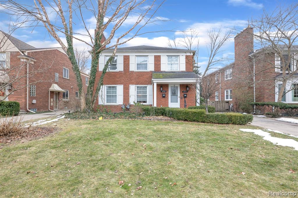 857 HARCOURT Road, Grosse Pointe Park, MI 48230 — front exterior