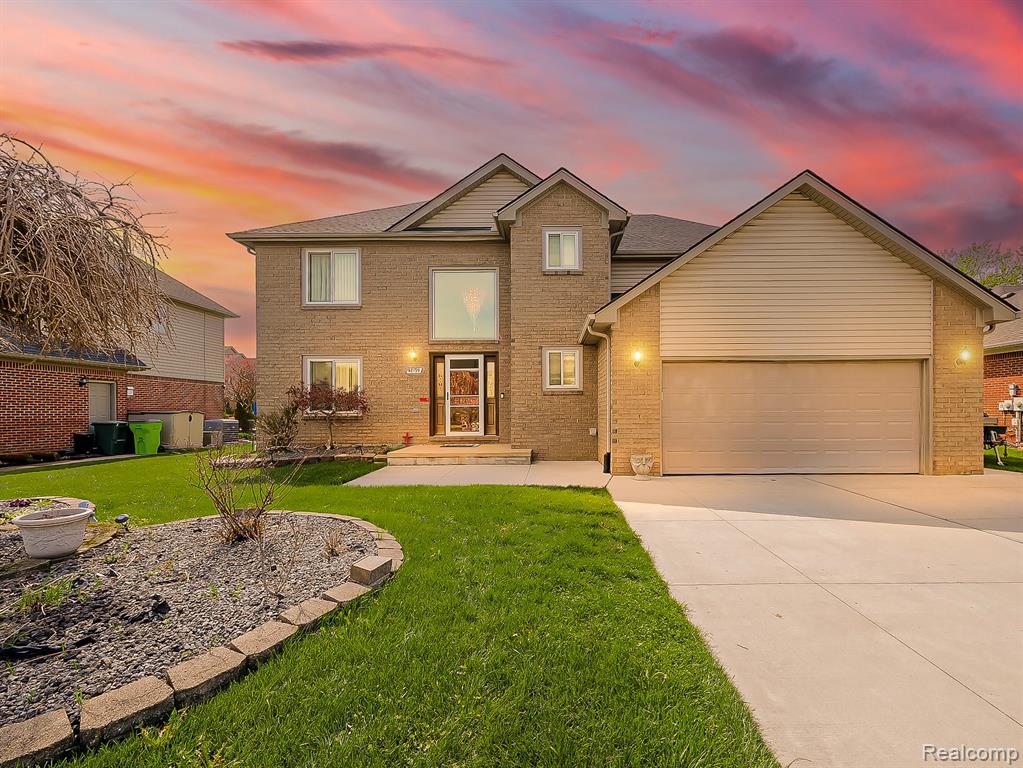 48199 Lafayette Drive, Macomb, MI 48044 — front exterior
