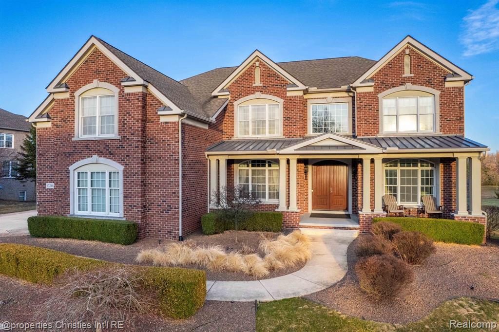 17248 CRESTBROOK Drive, Northville, MI 48168 — front exterior