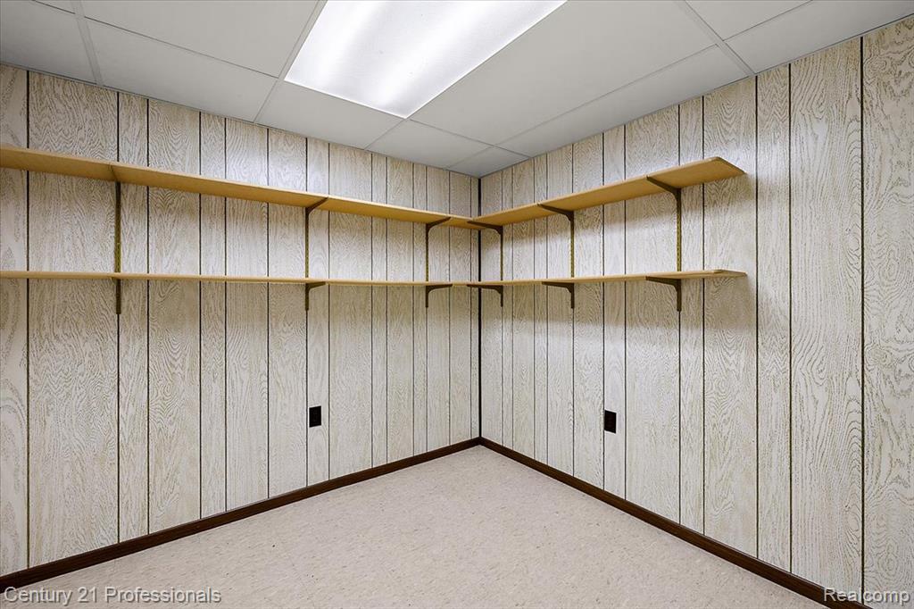 View of storage area