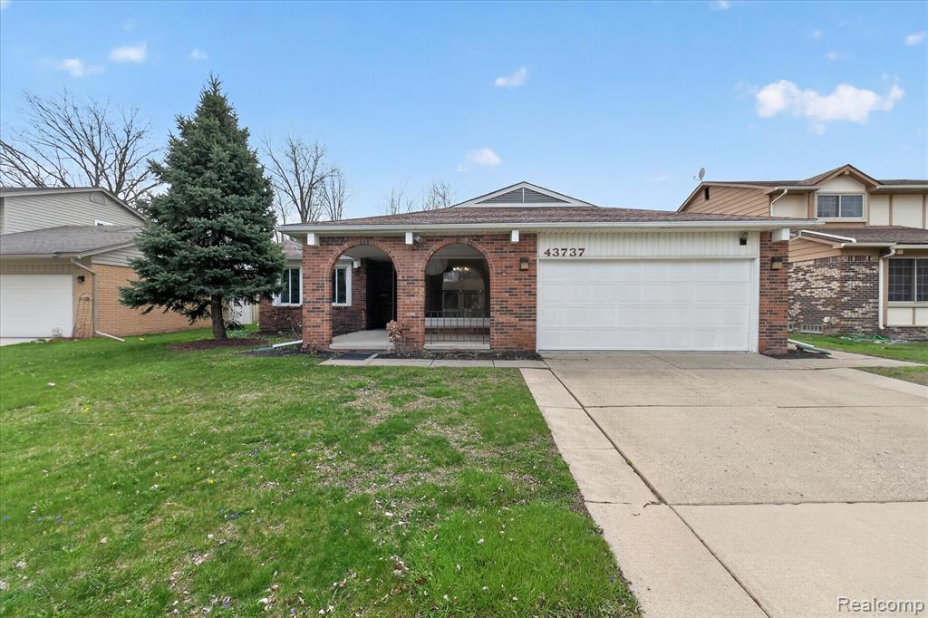 43737 Westminister Way, Canton, MI 48187 — front exterior
