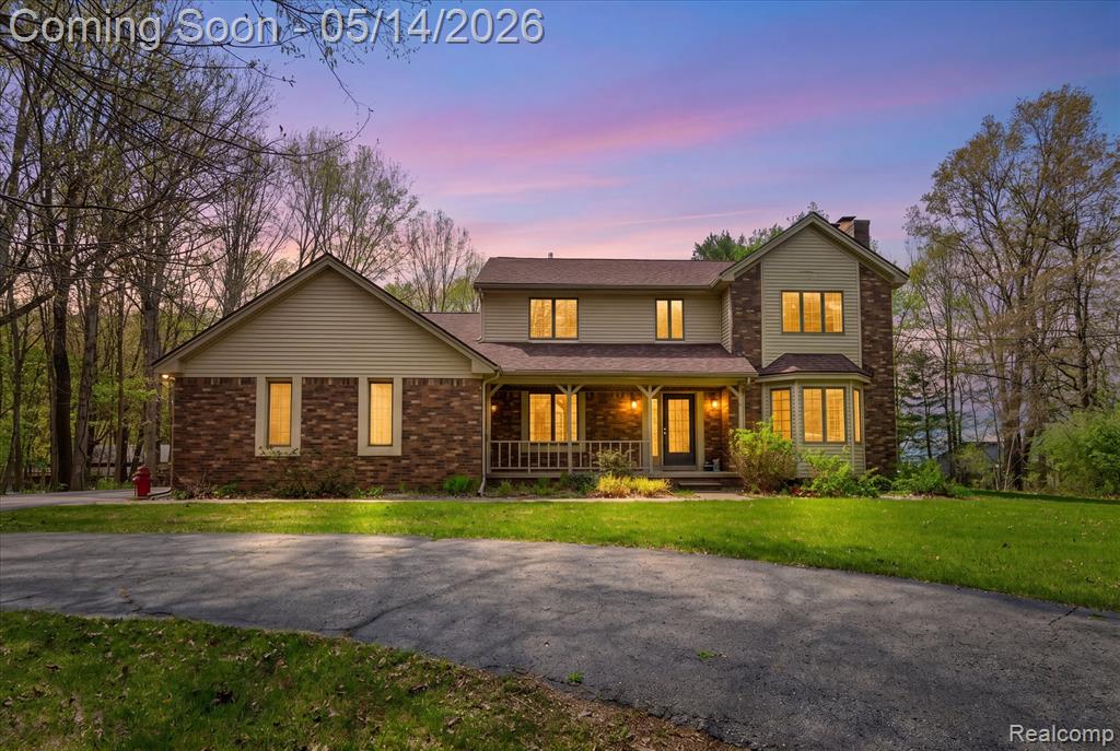 1485 Houghton Trail, Ortonville, MI 48462 — front exterior