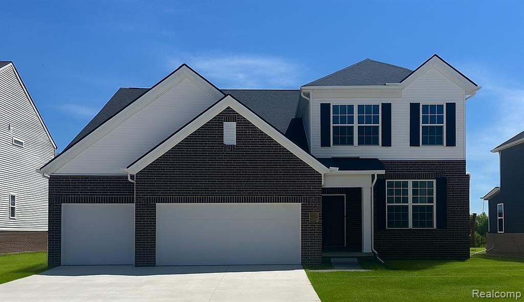 51369 Deerbrook Drive, Macomb, MI 48042 — front exterior