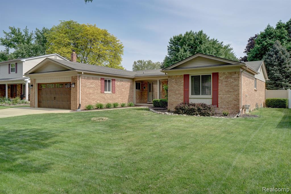 5760 LARKINS Drive, Troy, MI 48085 — front exterior