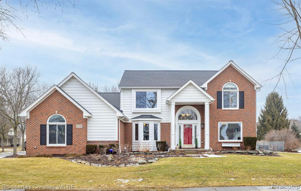 47726 MOCKING BIRD Court, Novi, MI — front exterior