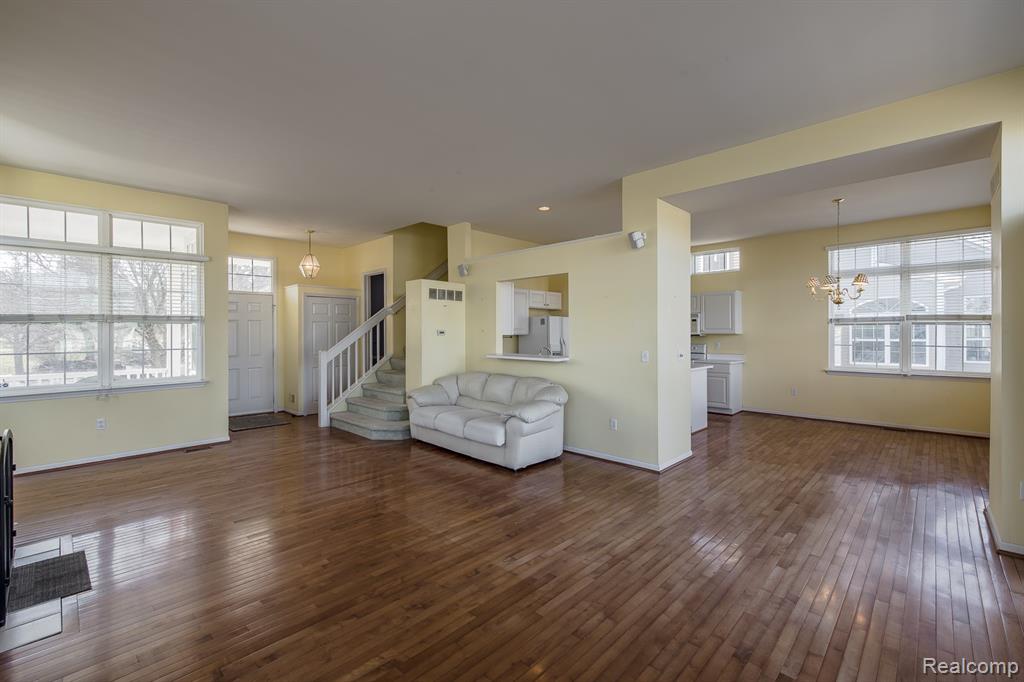 Great room open to the kitchen.