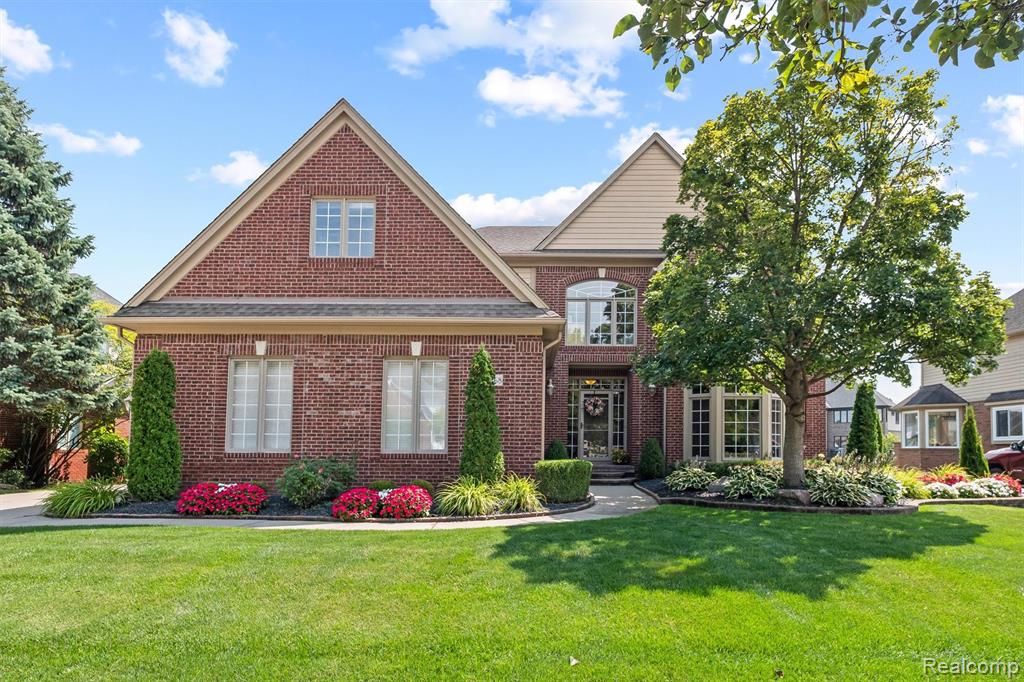 54468 Flamingo Drive, Shelby Twp, MI 48315 — front exterior