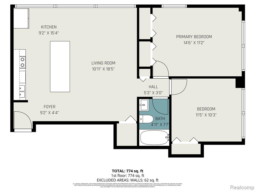 8900 E Jefferson Avenue, 729, Detroit, MI 48214 — Photo 32