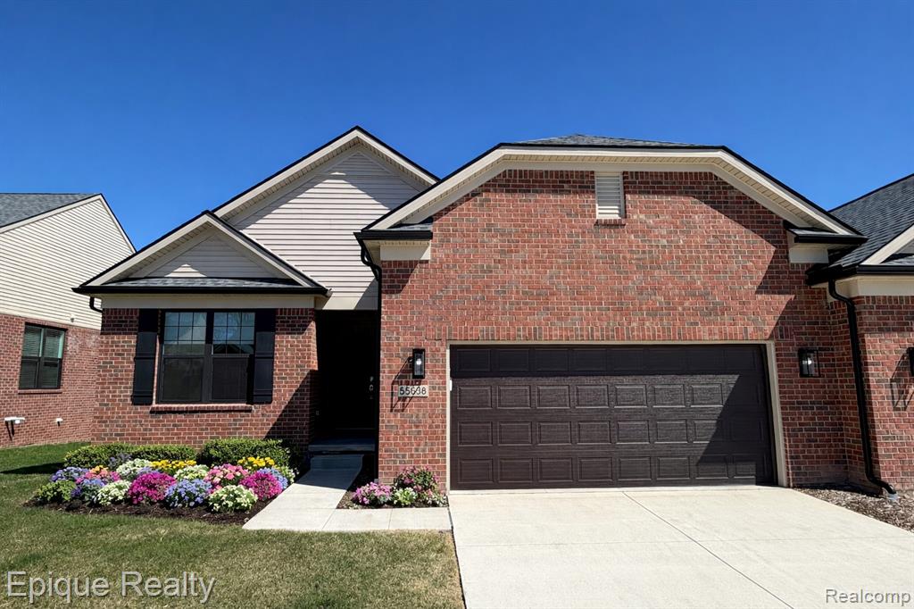 55638 Oak Pointe Drive, Shelby Twp, MI 48315 — front exterior