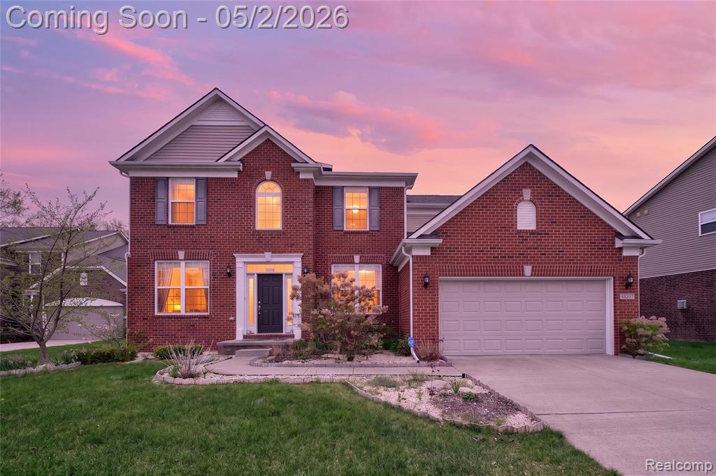 48207 Isabella Way, Novi, MI — front exterior