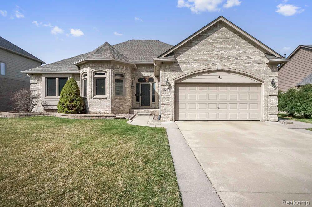 8247 Washington Woods Drive, Washington, MI — front exterior