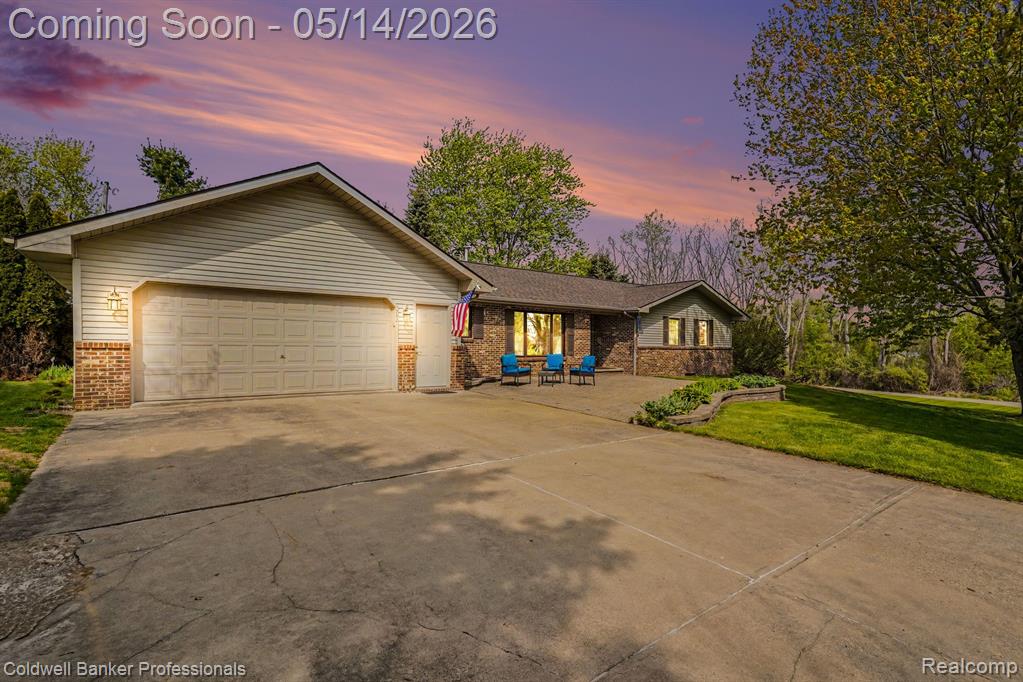 593 Deanna Drive, Lapeer, MI 48446 — front exterior