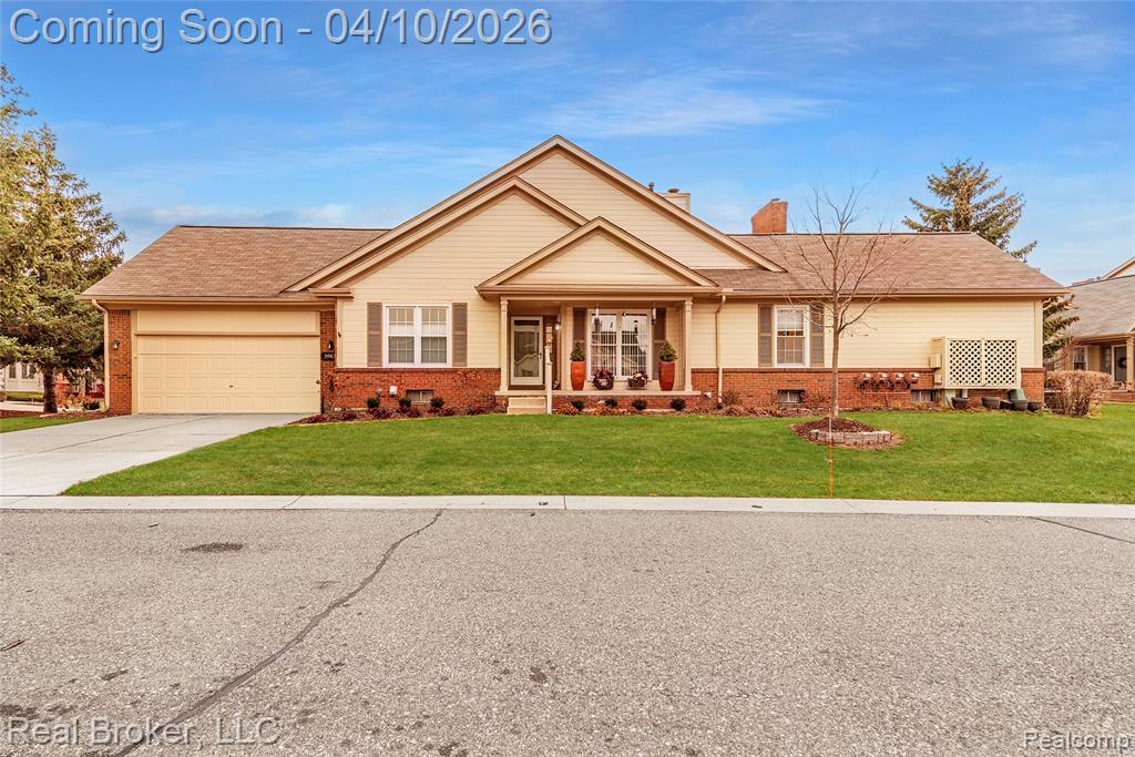 39836 Eagle Trace Drive, Northville, MI 48168 — front exterior