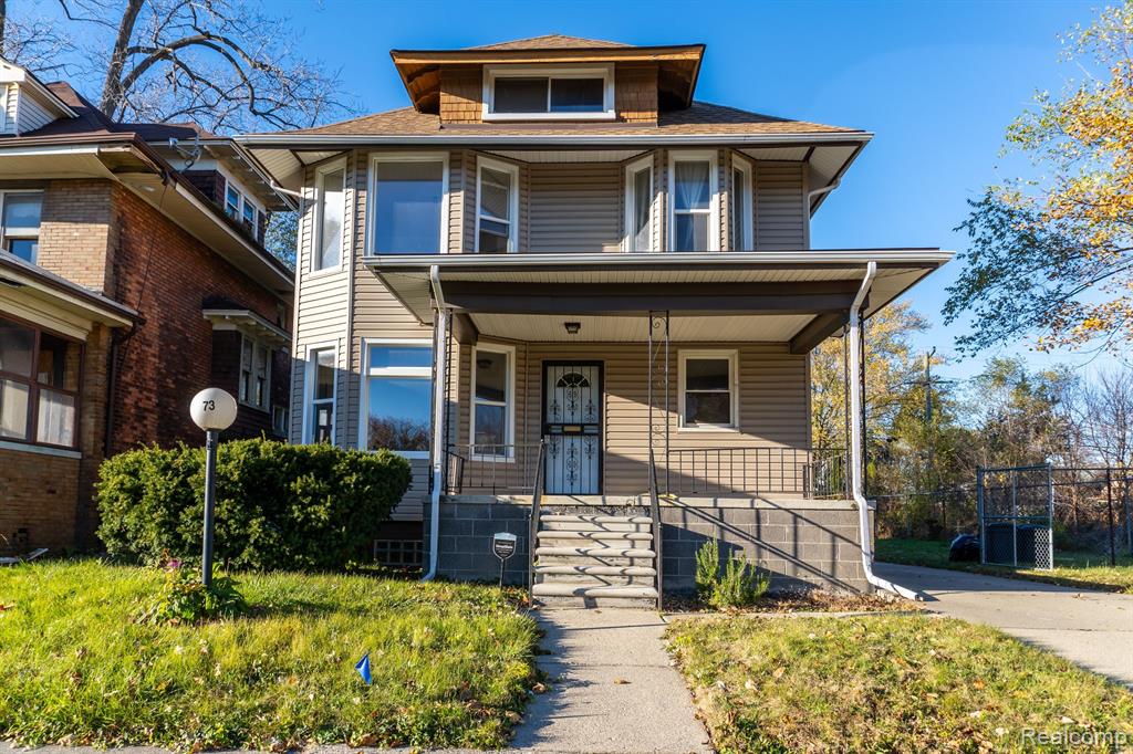 73 TENNYSON Street, Highland Park, MI 48203 — front exterior