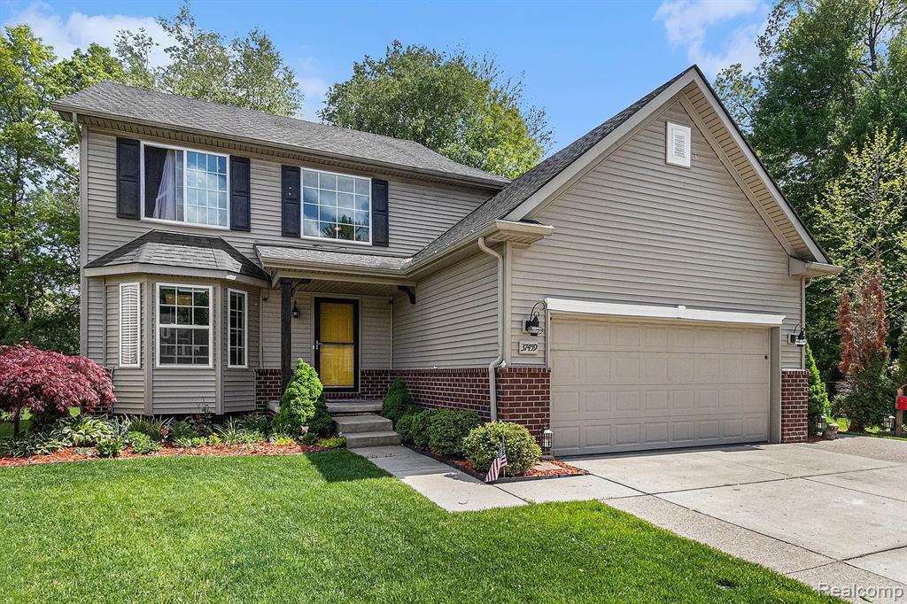 37459 Dianne Lane, New Boston, MI 48164 — front exterior