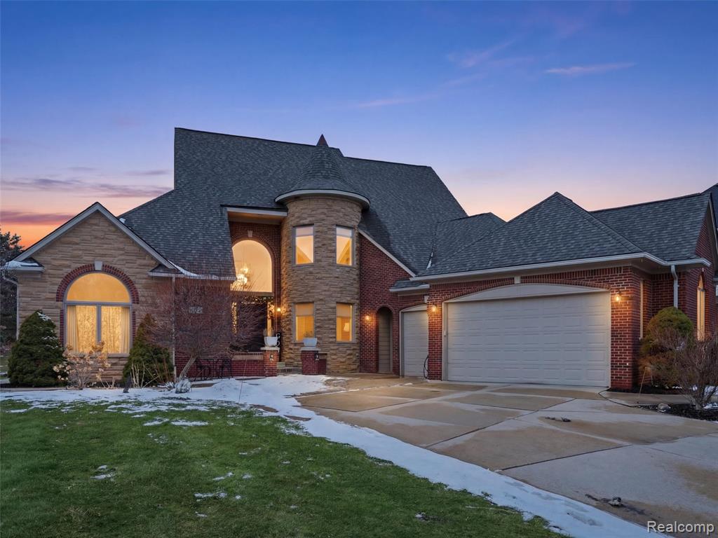 54465 Birchfield Drive E, Shelby Twp, MI 48316 — front exterior