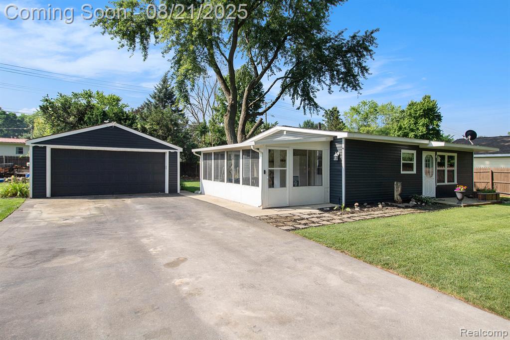 9301 Big Lake Road, Clarkston, MI — front exterior