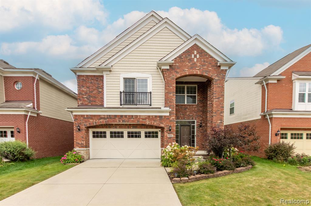 44843 STOCKTON Drive, Novi, MI — front exterior
