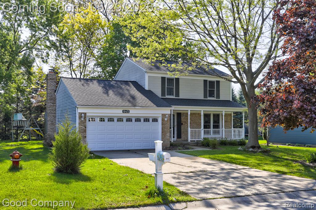 845 Hadley Road, Rochester Hills, MI 48307 — front exterior