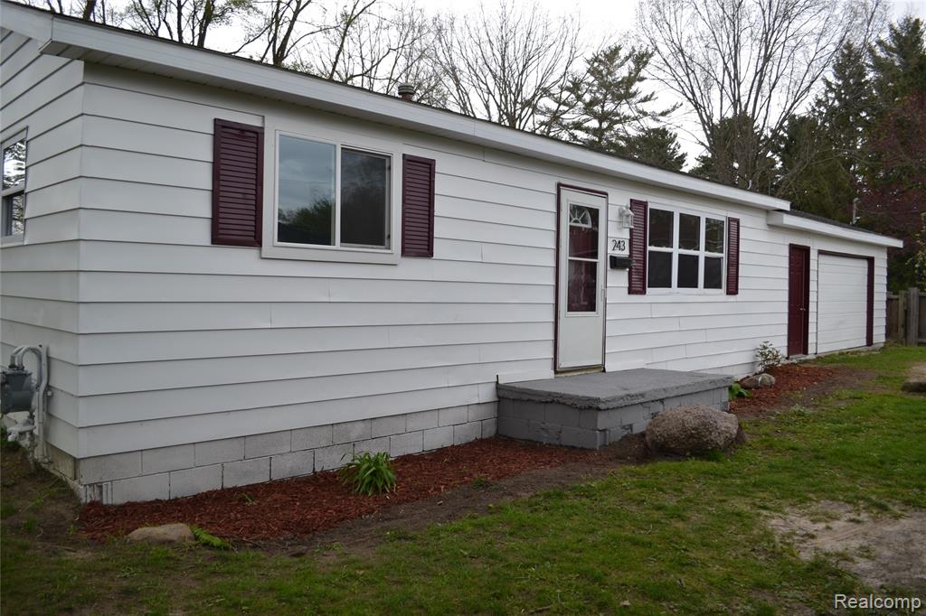 243 Campbell Street, Clio, MI 48420 — front exterior
