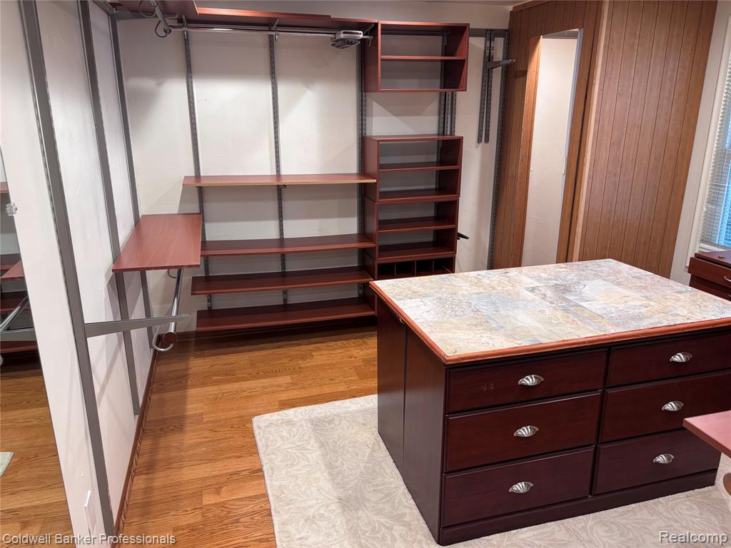 4th BR or Walk in closet featuring light wood-style flooring