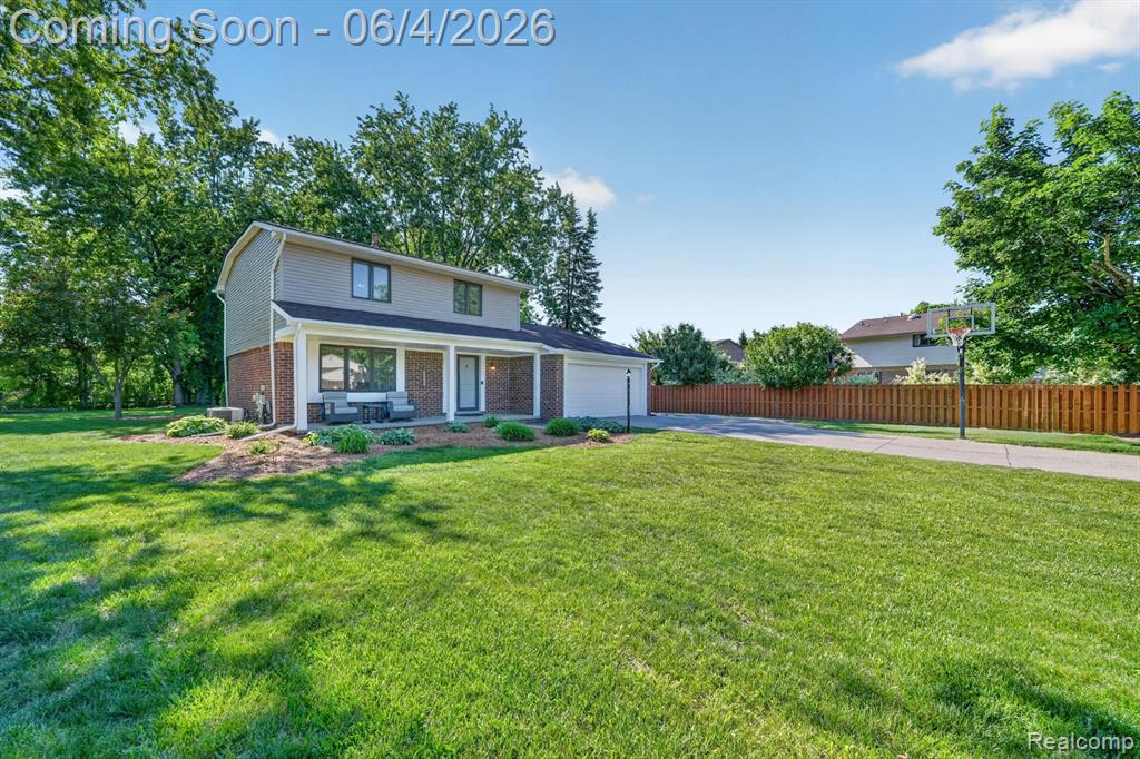 5469 Pheasant Run Road, Clarkston, MI — front exterior