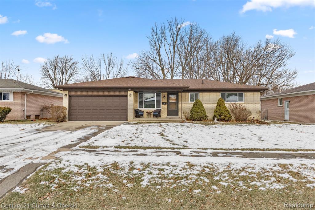 4051 JOHNSON Drive, Sterling Heights, MI 48310 — front exterior