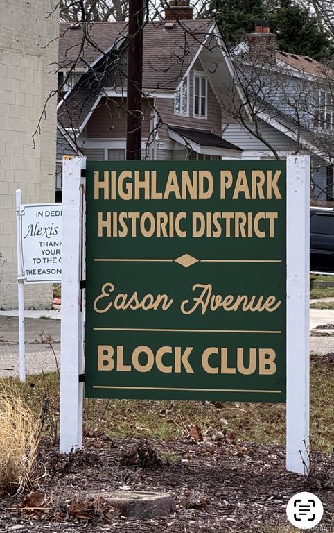 73 Grove Street, Highland Park, MI 48203 — front exterior