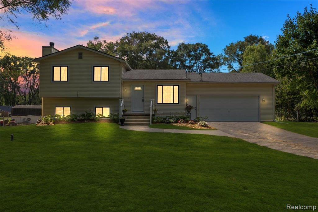 4525 CLINTONVILLE Road, Clarkston, MI — front exterior