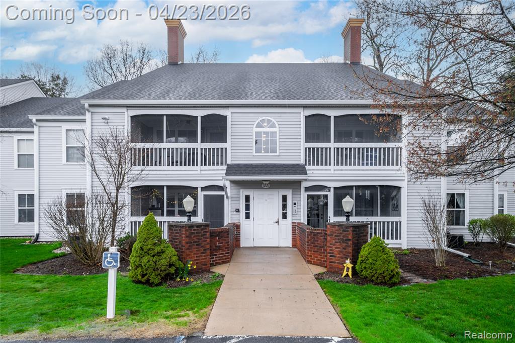 1221 Curzon Court, 203, Howell, MI 48843 — front exterior