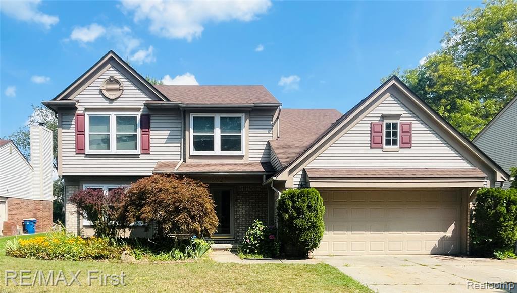 6627 Ashley Court, Waterford, MI 48327 — front exterior