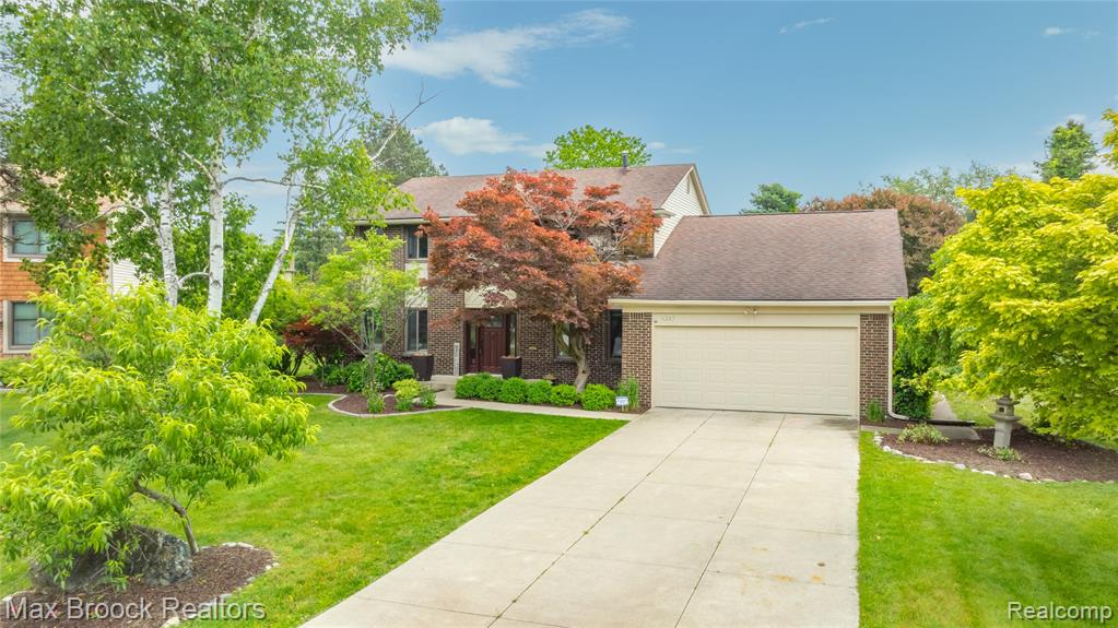 6247 Carpathian Court, West Bloomfield, MI 48324 — front exterior